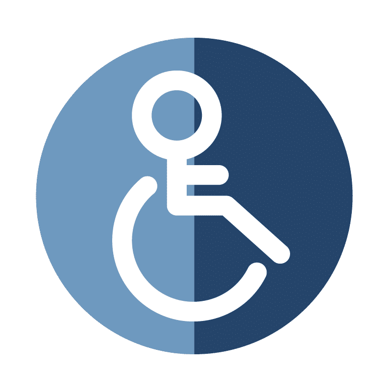 acceso para discapacitados a la villa florvoy